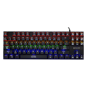TECLADO MECANICO ENKORE FALCON 87 ENK-1005 RAINBOW en oferta