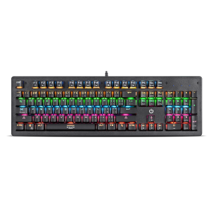 TECLADO PREMIUN GAMER MECANICO RAINBOWLED ANTIDERRAME ENKORE KINGDOM ENK1001 en oferta