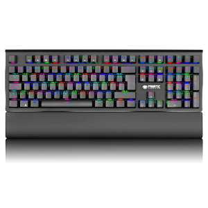 TECLADO MICRONICS VANQUISH ( MIC FK1003 ) GAMING | NEGRO | MECANICO en oferta